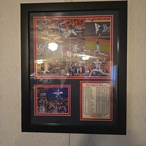 2021 World Series Atlanta Braves Commemorative Framed Wall Art
